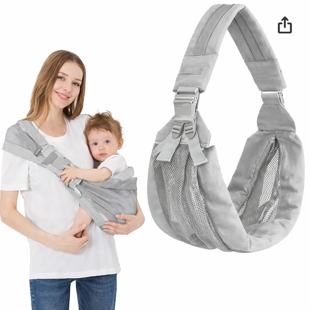 PortaBebes MimoGo Ergonomico + Libro de Sonido Aprendizaje de Regalo